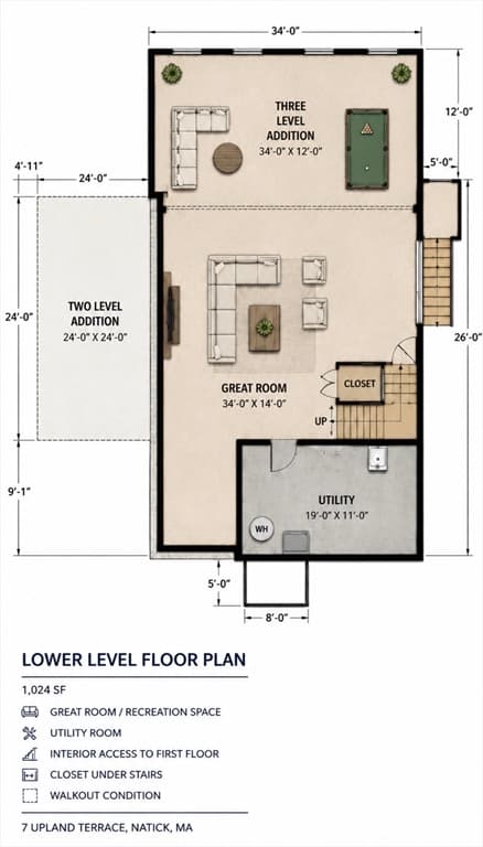 Casa em Natick — foto 5