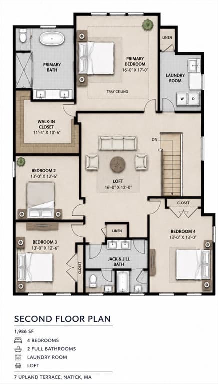 Casa em Natick — foto 4